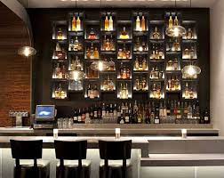 10 Inspiring Restaurant Bars With Modern Flair Modern Restaurant Design Bar Interior Design Bar Design Restaurant