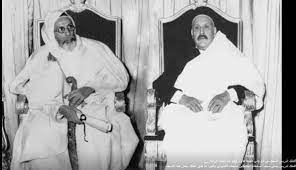 الملك ادريس و ولى عهده اﻻول اخوه رضا السنوسى libya history chef jackets