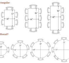 The most common round tables used in weddings and special events and the recommended table linen sizes are as follows: Standard Size 6 Person Dining Table Off 59