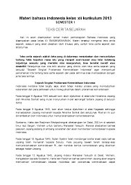 Teks Cerita Sejarah Singkat Beserta Strukturnya Berbagai Teks Penting