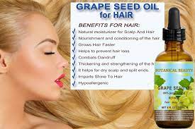 Solid scientific evidence is somewhat limited when it comes to the potential benefits of grape seed procyanidins for the prevention of hair loss. Grape Seed Oil 100 Pure Natural Undiluted Cold Pressed Carrier Oil For Skin Hair Massage And Nail Care 4 Fl Oz 120 Ml By Botanical Beauty Amazon De Drogerie Korperpflege