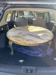Hello! I've acquired this onyx and brass table that is solid but with a  worn finish ( the stone is dull and remnants of a sealant are still present  along the beveled