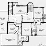 مخططات منازل سعودية Family House Plans House Layout Plans Model House Plan