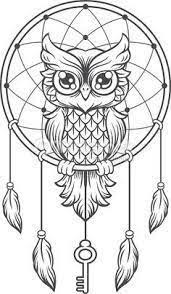 Resultado De Imagen Para 365bocetos Owl Coloring Pages Black And White Owl Drawings