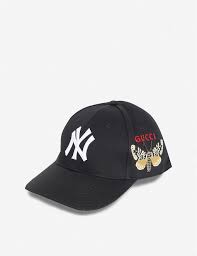 Gucci Hats New York Yankees Patch Canvas Baseball Cap Gucci New York Gucci Hat Gucci