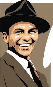 Frank Sinatra Caricature Stock Illustrations