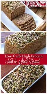 Low Carb High Protein Nut Seed Bread Silkproteinnutmilk Ad Lovemysilk Daringgourmet Com Protein Bread High Protein Low Carb Recipes