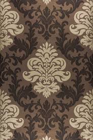 Tapete Barock Ornamente Rasch Lounge Glanz Braun 156645 Damask Wallpaper Baroque Ornament Wallpaper