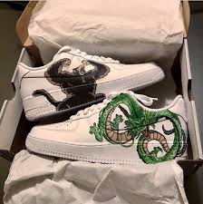 Reproducido 3,007,342 veces se necesita del navegador y8. Nike Air Force 1 Custom Dragon Ball Z Shenron And Great Ape Ebay