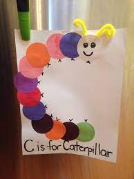 Letter Of The Day C Craft Preschool Crafts Letter A Crafts Caterpillar Craft Preschool