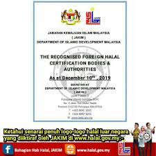Continue reading the central islamic committee of thailand Umhrc The Recognised Foreign Halal Certification Bodies Facebook