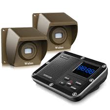 Solar driveway alarm wireless outside 1800ft range, outdoor motion sensor & detector review: Wuloo Wireless Driveway Alarm 1 2 Brown Wulooofficial