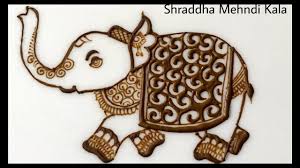 Simple Elephant Design In Bridal Mehndi Shapes By Henna Artist Shraddha Https Mehandidesign In 2020 Elephant Henna Designs Bridal Mehndi Designs Mehndi Designs