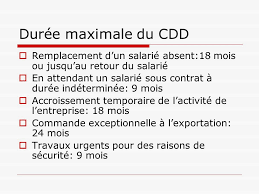 Ainsi, une exp•rimentation pourrait ƒtre conduite dans un premier temps dans la fonction publique d'etat pour que le recrutement puisse s'op•rer s'agissant de la vacance temporaire d'emploi, la dur•e d'un an maximum autoris•e peut parfois ƒtre insuffisante pour conduire la proc•dure de recrutement. Le Contrat A Duree Determinee Ppt Video Online Telecharger