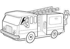 Free Printable Fire Truck Coloring Pages Coloring Home