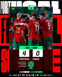 There is no standings for portugal vs israel game. Vhsutw3d0d Uim