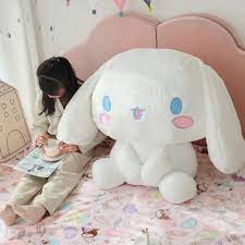100CM Queen Size Sanrio Series Plush Toys Kawaii Cinnamoroll Stuffed Dolls  Bedside Pillow Bay Window Large Cushion Gift For Kids - AliExpress