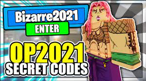 Your bizarre adventure codes checklist. Your Bizarre Adventure Codes 2021 May Naguide