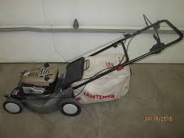 Find great deals on ebay for craftsman lawn mower parts in lawnmower parts and accessories. Craftsman 7hp Self Propelled Lawn Mower With Bagger Le April Lawn Mowers More 2 K Bid