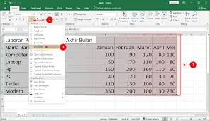Excel merupakan sebuah program aplikasi lembar kerja spreadsheet yang sangat eksis dalam dunia makro maupun mikro. Cara Membuat Tabel Di Excel Berwarna Otomatis Mudah Semutimut Tutorial Hp Dan Komputer Terbaik
