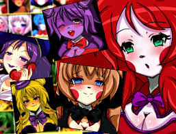 She wears brown panties and a hook on her right hand. The Best Fnia Characters Fnaf Au Bracketfight Template Bracketfights