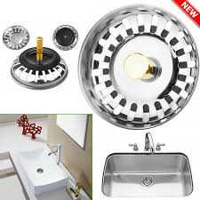 Kitchen sink drain replacement fee. Premium Stainless Steel Kitchen Sink Strainer Drain Replacement Waste Plug Kitchen Sinks Aliexpress