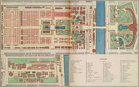 Map Of The 1889 World Fair The Top Image Represents The Champ De Mars From The Trocadero Palace To The Galerie Des Ma Rare Historical Photos World S Fair Map