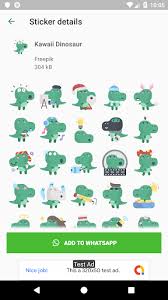 Entrar a ajustes y elegir la opción whatsapp plus es la ultima version antibaneo, solo disponible en forokite.com. Download Cute Dinosaur Stickers For Whatsapp Wastickerapps Free For Android Cute Dinosaur Stickers For Whatsapp Wastickerapps Apk Download Steprimo Com