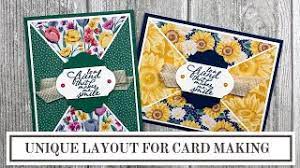 Either way, your cards are sure to be a hit. Triangle Card Making Layouts Youtube