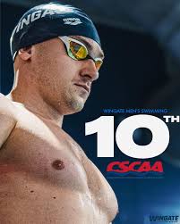 WUSWIM in the top 10! The #WINgate Women check in at #7 in this week's  national poll while the Men are #10! #OneDog