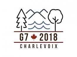 Schön, dass sie wieder da sind. Logo Des G7 Gipfels 2018 In La Malbaie Charlevoix Design Tagebuch
