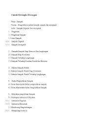 Outline adalah garis besar dari skripsi yang akan. Contoh Kerangka Karangan Tentang Kesehatan Aneka Macam Contoh
