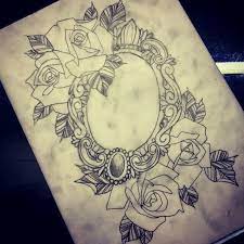 Pin By Kristine Chase On Art Framed Tattoo Mirror Tattoos Sleeve Tattoos