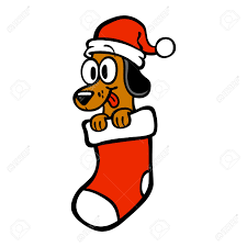 Check spelling or type a new query. Cartoon Dog Santa Hat Christmas Stocking Royalty Free Cliparts Vectors And Stock Illustration Image 49668247