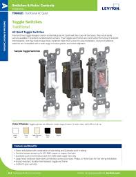 L 300 Switches Motor Controls 2015 By Leviton Manufacturing