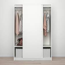 Detailed instructions on how to install and adjust ikea pax sliding door komplement soft closing damper. Kleppstad Wardrobe With Sliding Doors White 117x176 Cm Ikea