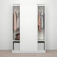 The ikea pax wardrobe combination system allows you to design your next wardrobe to suit your requirements. Kleppstad Wardrobe With Sliding Doors White 117x176 Cm Ikea