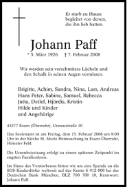 The third result is cynthia a pfaff age 70s in farragut, tn in the farragut neighborhood. Traueranzeigen Von Johann Pfaff Waz Trauer De