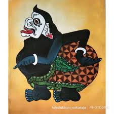 The course of events is seen as being predestined, part of a cosmic law. Lukisan Wayang Semar 50 X 60 Cm Shopee Indonesia