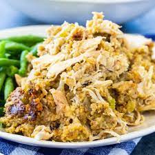 Crock Pot Chicken And Dressing Casserole Recipe Chicken And Dressing Casserole Crockpot Chicken And Dressing Crockpot Chicken