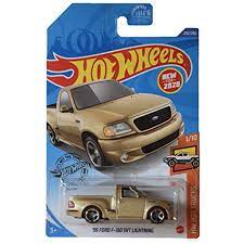 I will combine shipping at 2.50 for each car you win after the first. Hot Wheels 99 Ford F 150 Svt Lightning Gold 2020 Hw Hot Trucks Walmart Com Walmart Com