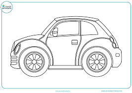 Dibujos Coches Para Colorear
