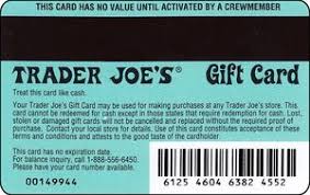 Check trader joe's gift card balance. Gift Card Selfie Trader Joe S United States Of America Trader Joe S Col Us Trj 011