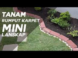 Cabut dan cangkul semua rumput atau lalang yang menjalar kat area yang nak tanam rumput karpet tu. Tanam Rumput Karpet Japanese Grass Untuk Mini Lanskap Litetube