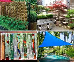 Stick to a color theme and go for it! 15 Quick And Cheap Outdoor Privacy Screen Ideas And Designs