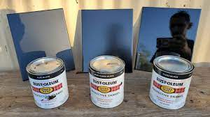 The small amount of gloss in matte finish paint gives it the ability to cover imperfections, while still being easy to clean. Rustoleum Flat Semi Gloss Or Gloss Black Youtube