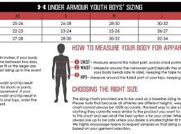 42 Exhaustive Size Chart For Youth Under Armour