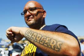 Fans' Chargers tattoos may outlast team