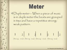 Meter is often combined with a rhythmic pattern to produce a particular style. Meter And Time Signatures Ppt Video Online Download