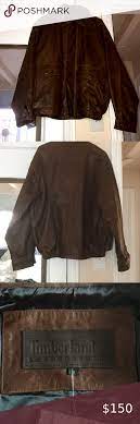 Vintage Timberland 1996 Leather Jacket New Timberland Jacket Leather Jacket Clothes Design